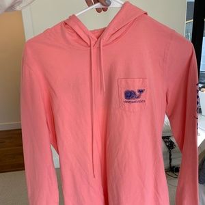 Bright Pink Vineyard Vines sweatshirt